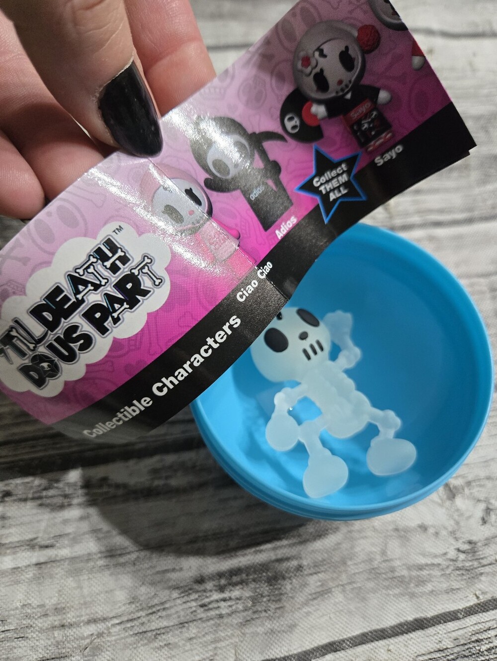 Tokidoki ‘Til Death Do Us Part Chase Glow In The Dark Chase Figure HTF Skeleton